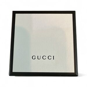 Gucci Box Jewelry Black & White Storage Jewelry Gift Box 3.5x3.5"